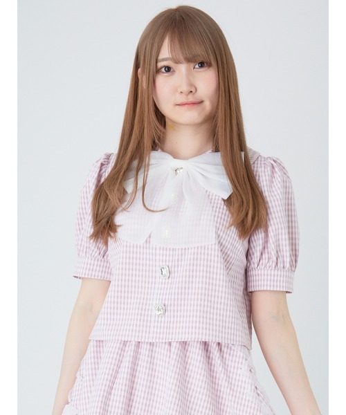Ank Rouge つるつる 長い 羽織 トップス ピンク Mサイズ Ank Rouge つるつる 長い 羽織 トップス ピンク Mサイズ