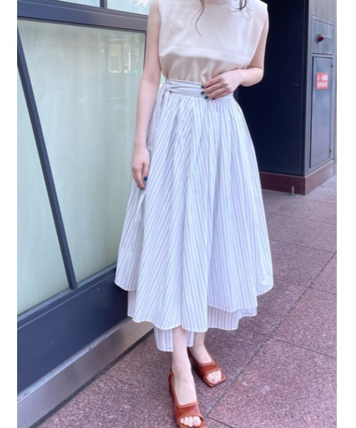 M_（エムアンダーバー）の「【M_】SIDE TIED SKIRT（スカート