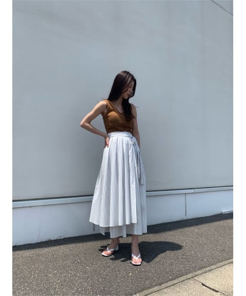 M_（エムアンダーバー）の「【M_】SIDE TIED SKIRT（スカート