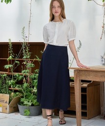 【ANEDIT 】リネンフリンジスカート / Linen Fringe Skirt
