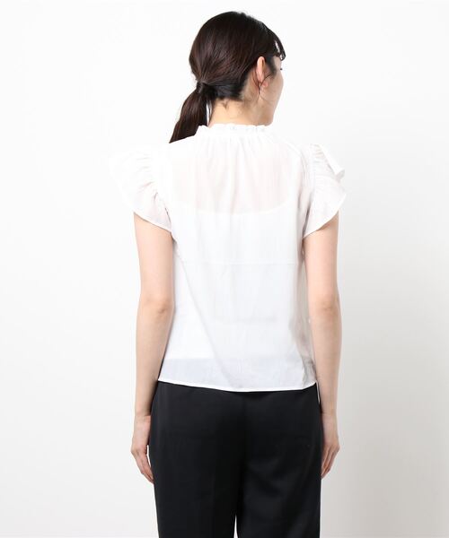 Honeys（ハニーズ）の「インナー付フリルブラウス（シャツ/ブラウス・レディース・ホワイト/ブラック/ブラウン/ピンク系その他・S/M/L）」の12枚目の写真