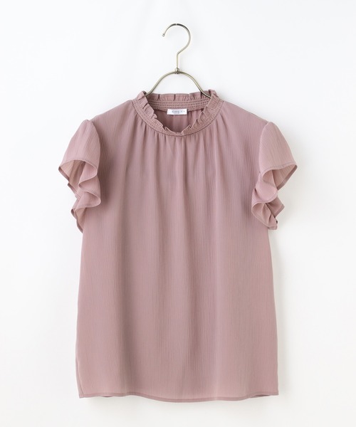 Honeys（ハニーズ）の「インナー付フリルブラウス（シャツ/ブラウス・レディース・ホワイト/ブラック/ブラウン/ピンク系その他・S/M/L）」の16枚目の写真