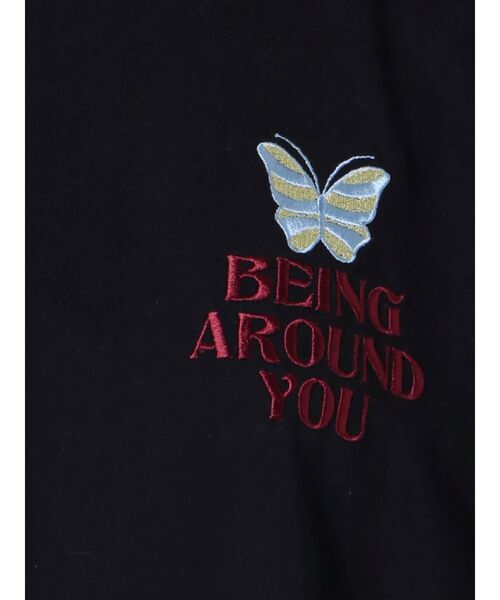 jouetie(ジュエティ)の「バックデザインTシャツ(Tシャツ/カットソー・レディース・オフホワイト/ブラック/ライトブルー/グリーン・MEDIUM)」の7枚目の写真