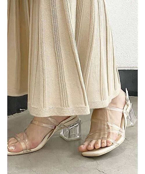 dazzlin（ダズリン）の「メニーストラップサンダル（サンダル・レディース・ブラウン/クリア・SMALL/MEDIUM/LARGE）」の10枚目の写真