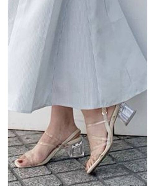 dazzlin（ダズリン）の「メニーストラップサンダル（サンダル・レディース・ブラウン/クリア・SMALL/MEDIUM/LARGE）」の12枚目の写真