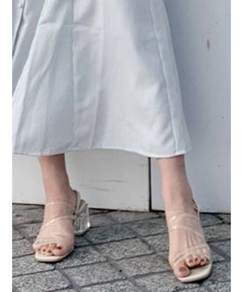 dazzlin（ダズリン）の「メニーストラップサンダル（サンダル・レディース・ブラウン/クリア・SMALL/MEDIUM/LARGE）」の13枚目の写真