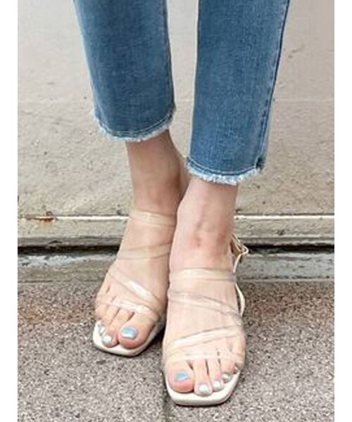 dazzlin（ダズリン）の「メニーストラップサンダル（サンダル・レディース・ブラウン/クリア・SMALL/MEDIUM/LARGE）」の15枚目の写真