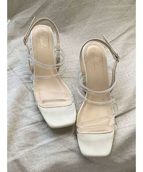 dazzlin（ダズリン）の「メニーストラップサンダル（サンダル・レディース・ブラウン/クリア・SMALL/MEDIUM/LARGE）」の17枚目の写真