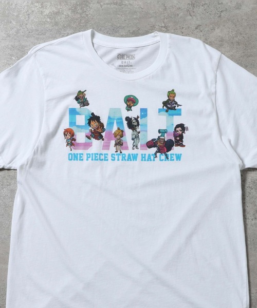 BAIT（ベイト）の「BAIT ONEPIECE ワンピース STRAWHAT CREW TEE 215-OPC-TEE-001（Tシャツ/カットソー・メンズ・ホワイト・LARGE/X-LARGE/XX-LARGE/MEDIUM）」の2枚目の写真