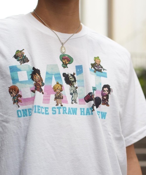 BAIT（ベイト）の「BAIT ONEPIECE ワンピース STRAWHAT CREW TEE 215-OPC-TEE-001（Tシャツ/カットソー・メンズ・ホワイト・LARGE/X-LARGE/XX-LARGE/MEDIUM）」の5枚目の写真