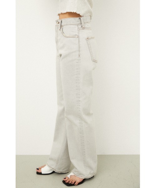 LAGUA GEM(ラグアジェム)の「COLZA LOOSEY DENIM(デニムパンツ・レディース・ブラック/ライトグレー・23inch/26inch/22inch/24inch/25inch)」の16枚目の写真