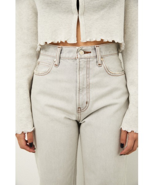 LAGUA GEM(ラグアジェム)の「COLZA LOOSEY DENIM(デニムパンツ・レディース・ブラック/ライトグレー・23inch/26inch/22inch/24inch/25inch)」の18枚目の写真