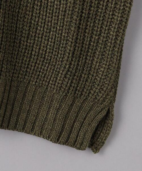 sulvam（サルバム）の「＜sulvam（サルバム）＞OVER タートルネック ニット（ニット/セーター・レディース・グレー/オリーブ・SMALL）」の6枚目の写真
