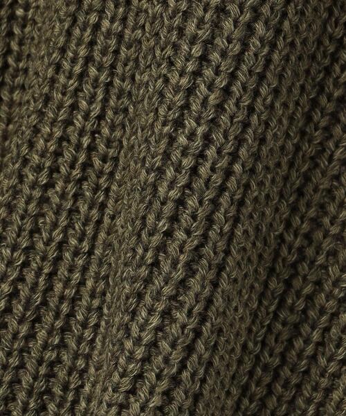 sulvam（サルバム）の「＜sulvam（サルバム）＞OVER タートルネック ニット（ニット/セーター・レディース・グレー/オリーブ・SMALL）」の7枚目の写真