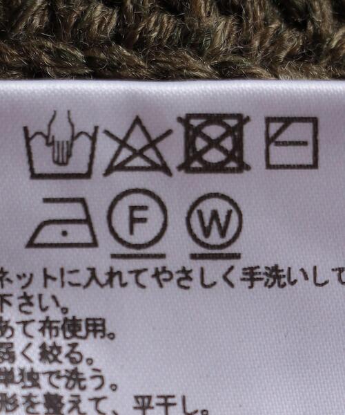 sulvam（サルバム）の「＜sulvam（サルバム）＞OVER タートルネック ニット（ニット/セーター・レディース・グレー/オリーブ・SMALL）」の9枚目の写真