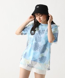 repipi armario（レピピ アルマリオ）の「☆セットアイテム☆ボタニカルガラメッシュTシャツ（Tシャツ/カットソー・キッズ）」