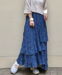 Kastane | ビンテージサテンアシメフリルスカート(スカート)