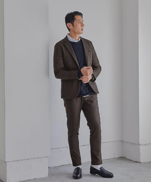 green label relaxing（グリーンレーベルリラクシング）の「＜green label relaxing＞ストレッチホームスパン ナローユーティリティー パンツ（その他パンツ・メンズ・ネイビー/グレー/ダークブラウン/その他1/その他2・X-LARGE/LARGE/XX-LARGE/SMALL/X-SMALL/MEDIUM）」の6枚目の写真