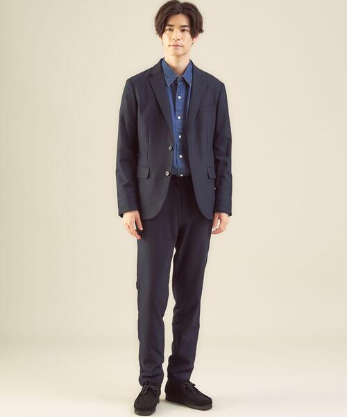 green label relaxing（グリーンレーベルリラクシング）の「＜green label relaxing＞ストレッチホームスパン ナローユーティリティー パンツ（その他パンツ・メンズ・ネイビー/グレー/ダークブラウン/その他1/その他2・X-LARGE/LARGE/XX-LARGE/SMALL/X-SMALL/MEDIUM）」の12枚目の写真