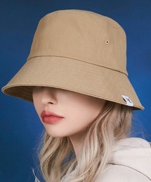A'GEM/9 × .kom『VARZAR/バザール』Herringbone label bucket hat/ヘリンボーン ラベル バケットハット