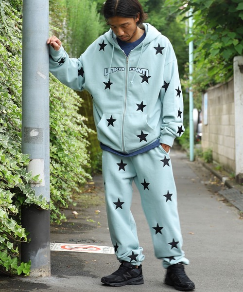 スウェットパンツ UNKNOWN/アンノウン BLUE STAR JOGGERS / UNKNOWN