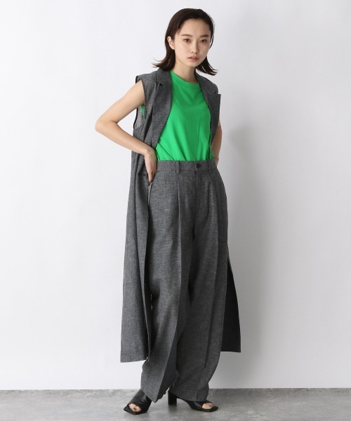 専用出品 JEANASIS（ジーナシス）の「【SETUP対応】シャンブレーリネンワイド