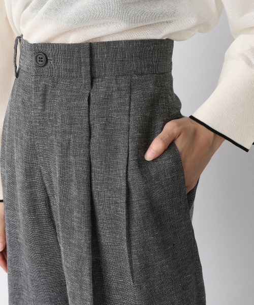 JEANASIS（ジーナシス）の「【SETUP対応】シャンブレーリネンワイド