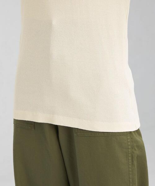 green label relaxing（グリーンレーベルリラクシング）の「ローシルク リブ プルオーバー カットソー（Tシャツ/カットソー・レディース・ブラック/パープル/オフホワイト・FREE）」の13枚目の写真