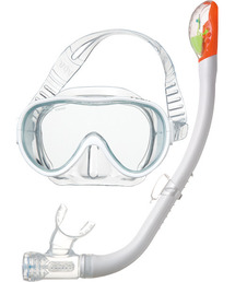 AQA（エーキューエー）の「AQA/エーキューエー マスク＆スノーケル2点セット ベガライト＆サミードライスペシャル KZ-9077N（アウトドアグッズ）」