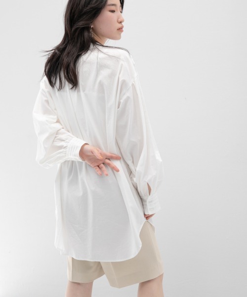 LOWRYS FARM(ローリーズファーム)の「マルチボリュームチュニックLS 215271(シャツ/ブラウス・レディース・オフホワイト/ブラック/オレンジ/ストライプ・FREE)」の17枚目の写真