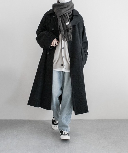 remer（リメール）の「loose vintage wash denim / ルーズヴィンテージウォッシュデニム（デニムパンツ・メンズ・サックスブルー・SMALL/MEDIUM/LARGE）」の3枚目の写真