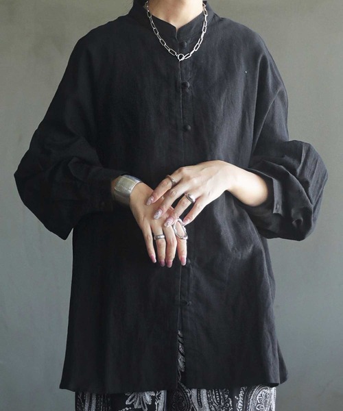 チャイナ風デザインシャツ シャツ ブラウス Antiqua アンティカ のファッション通販 Zozotown