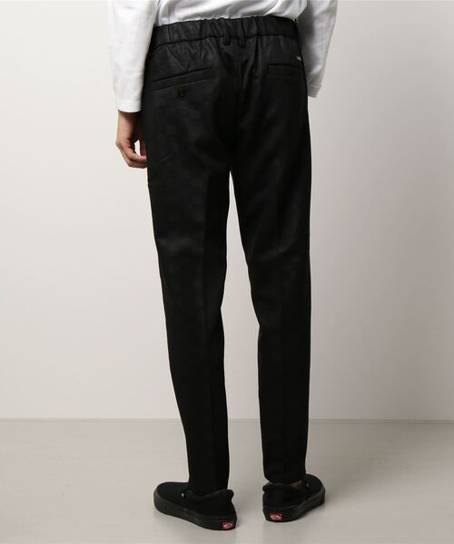 HIDEAWAYS NICOLE（ハイダウェイニコル）の「ポンチスウェードイージースラックス（スラックス・メンズ・ブラック/ネイビー/ブラック系その他・SMALL/MEDIUM/X-LARGE/LARGE）」の5枚目の写真