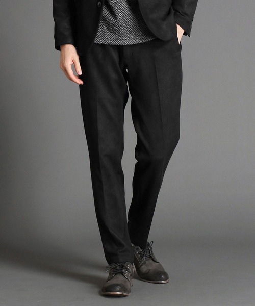 HIDEAWAYS NICOLE（ハイダウェイニコル）の「ポンチスウェードイージースラックス（スラックス・メンズ・ブラック/ネイビー/ブラック系その他・SMALL/MEDIUM/X-LARGE/LARGE）」の3枚目の写真