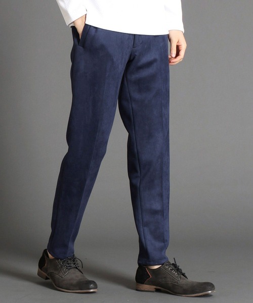 HIDEAWAYS NICOLE（ハイダウェイニコル）の「ポンチスウェードイージースラックス（スラックス・メンズ・ブラック/ネイビー/ブラック系その他・SMALL/MEDIUM/X-LARGE/LARGE）」の8枚目の写真