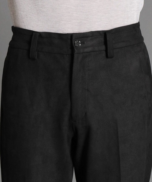 HIDEAWAYS NICOLE（ハイダウェイニコル）の「ポンチスウェードイージースラックス（スラックス・メンズ・ブラック/ネイビー/ブラック系その他・SMALL/MEDIUM/X-LARGE/LARGE）」の11枚目の写真