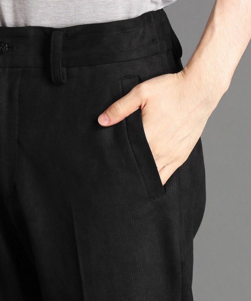HIDEAWAYS NICOLE（ハイダウェイニコル）の「ポンチスウェードイージースラックス（スラックス・メンズ・ブラック/ネイビー/ブラック系その他・SMALL/MEDIUM/X-LARGE/LARGE）」の12枚目の写真