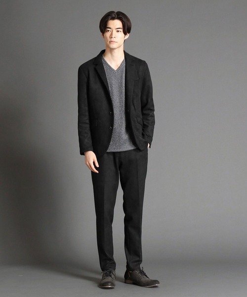 HIDEAWAYS NICOLE（ハイダウェイニコル）の「ポンチスウェードイージースラックス（スラックス・メンズ・ブラック/ネイビー/ブラック系その他・SMALL/MEDIUM/X-LARGE/LARGE）」の19枚目の写真