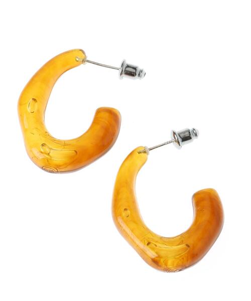 INGNI（イング）の「フックピアス(樹脂製)（ピアス（両耳用）・レディース・ブラウン/アイボリー/クリア・ONE SIZE）」の4枚目の写真