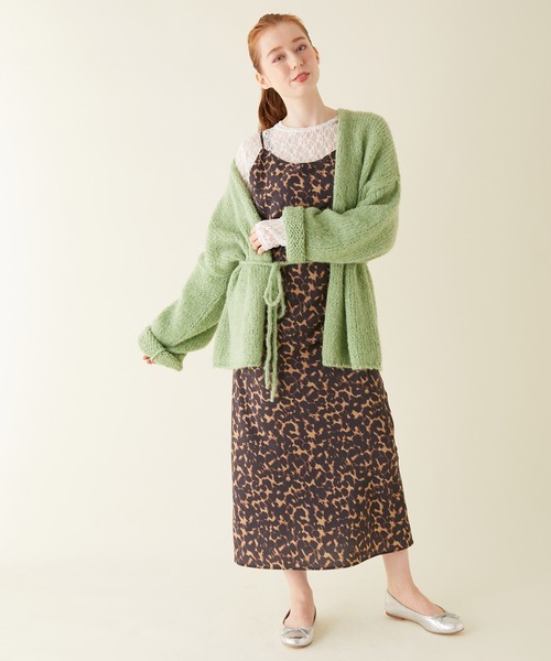 TRICOTS JEAN MARC（トリコットジーンマルク）の「【TRICOTS JEAN MARC for MADEMOISELLE】カシュクールカーディガン（カーディガン/ボレロ・レディース・キナリ/ベージュ/ライトグリーン/レッド・FREE）」の15枚目の写真