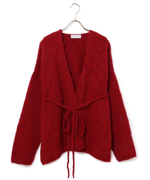 TRICOTS JEAN MARC（トリコットジーンマルク）の「【TRICOTS JEAN MARC for MADEMOISELLE】カシュクールカーディガン（カーディガン/ボレロ・レディース・キナリ/ベージュ/ライトグリーン/レッド・FREE）」の20枚目の写真