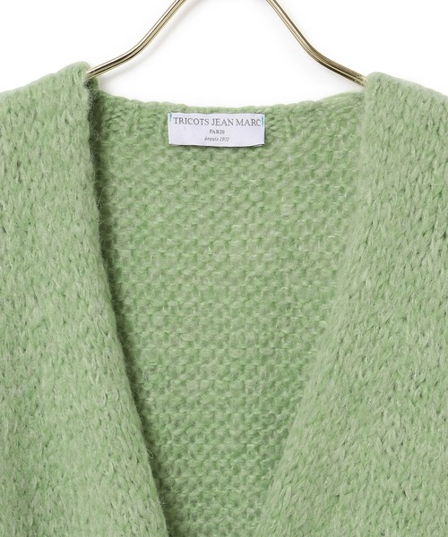 TRICOTS JEAN MARC（トリコットジーンマルク）の「【TRICOTS JEAN MARC for MADEMOISELLE】カシュクールカーディガン（カーディガン/ボレロ・レディース・キナリ/ベージュ/ライトグリーン/レッド・FREE）」の8枚目の写真