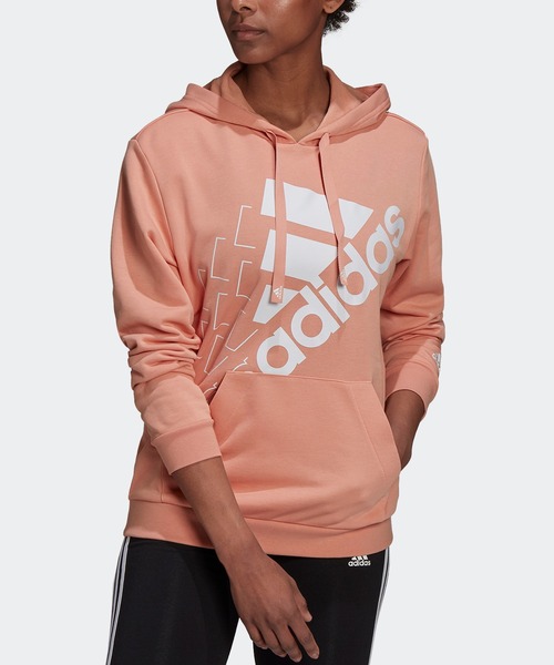 セール ブランドラブ スランテッドロゴ リラックスパーカー アディダス パーカー Adidas アディダス のファッション通販 Zozotown