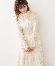 natural couture | ランダムプリーツプチハイティアードワンピース(ワンピース)