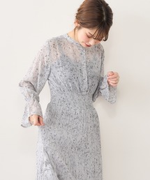 natural couture | ランダムプリーツプチハイティアードワンピース(ワンピース)