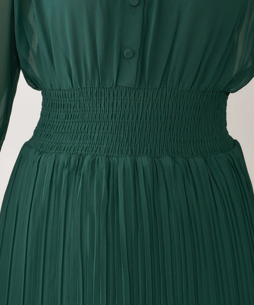 natural couture（ナチュラルクチュール）の「ランダムプリーツプチハイティアードワンピース（ワンピース・レディース・スミクロ/グリーン/ピンク/その他1/その他2/その他3・FREE）」の21枚目の写真