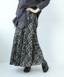 Simplicite | 先染めプリーツスカート◆(スカート)