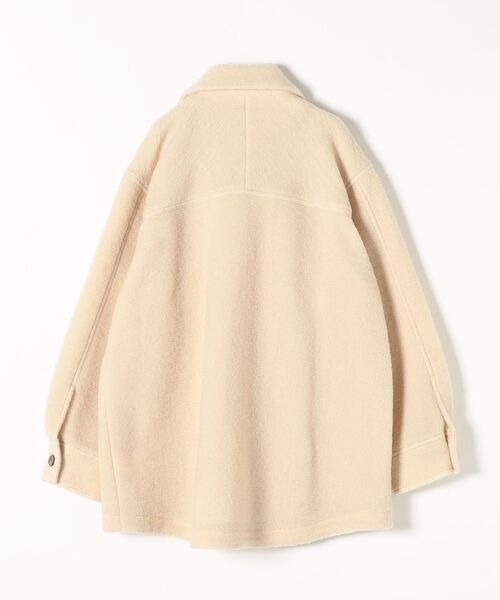 SHIPS any（シップス エニィ）の「SHIPS any: チェック ショート コート ジャケット◇（その他アウター・レディース・ベージュ/ピンク・ONE SIZE）」の14枚目の写真