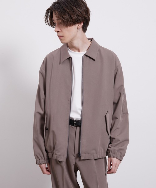 JUNRED（ジュンレッド）の「バイシクルスプリットスリーブブルゾン（ブルゾン・メンズ・ブラック/グリーン/イエロー系その他3/ベージュ・LL/M/L）」の4枚目の写真