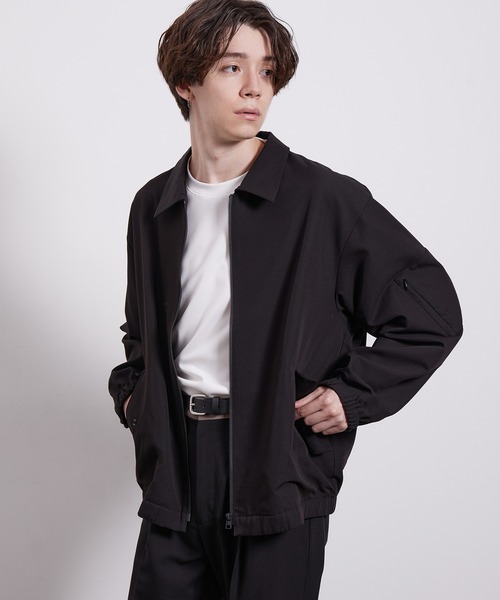 JUNRED（ジュンレッド）の「バイシクルスプリットスリーブブルゾン（ブルゾン・メンズ・ブラック/グリーン/イエロー系その他3/ベージュ・LL/M/L）」の8枚目の写真